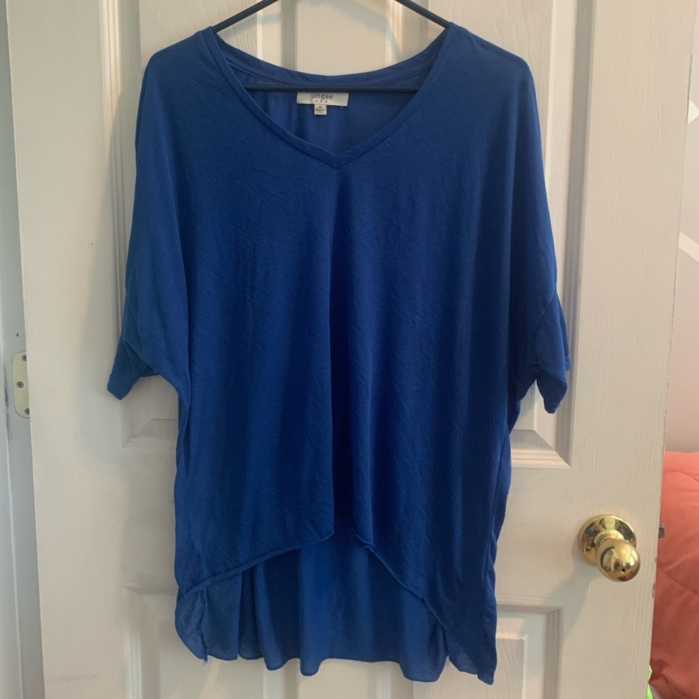 Blue Thin Blouse!